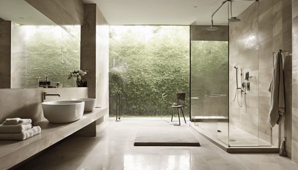 La douche à l’italienne ouverte : un choix pratique ou problématique ?